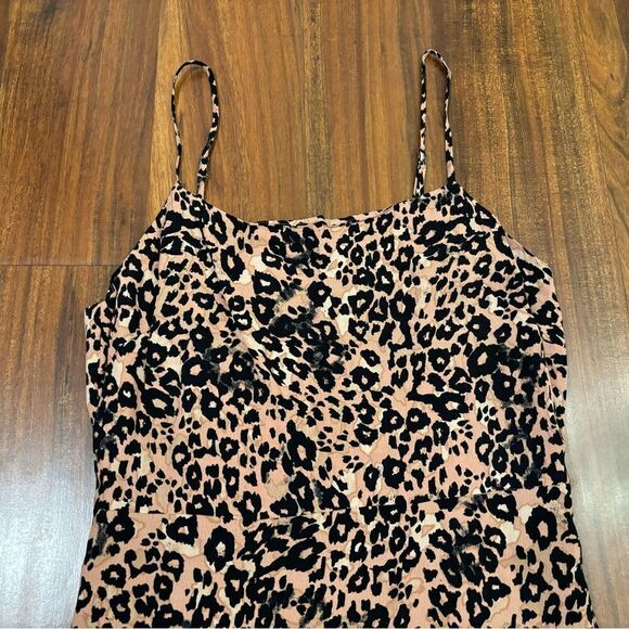 Wilfred Aritzia cheetah/leopard print mini dress - Picture 3 of 6